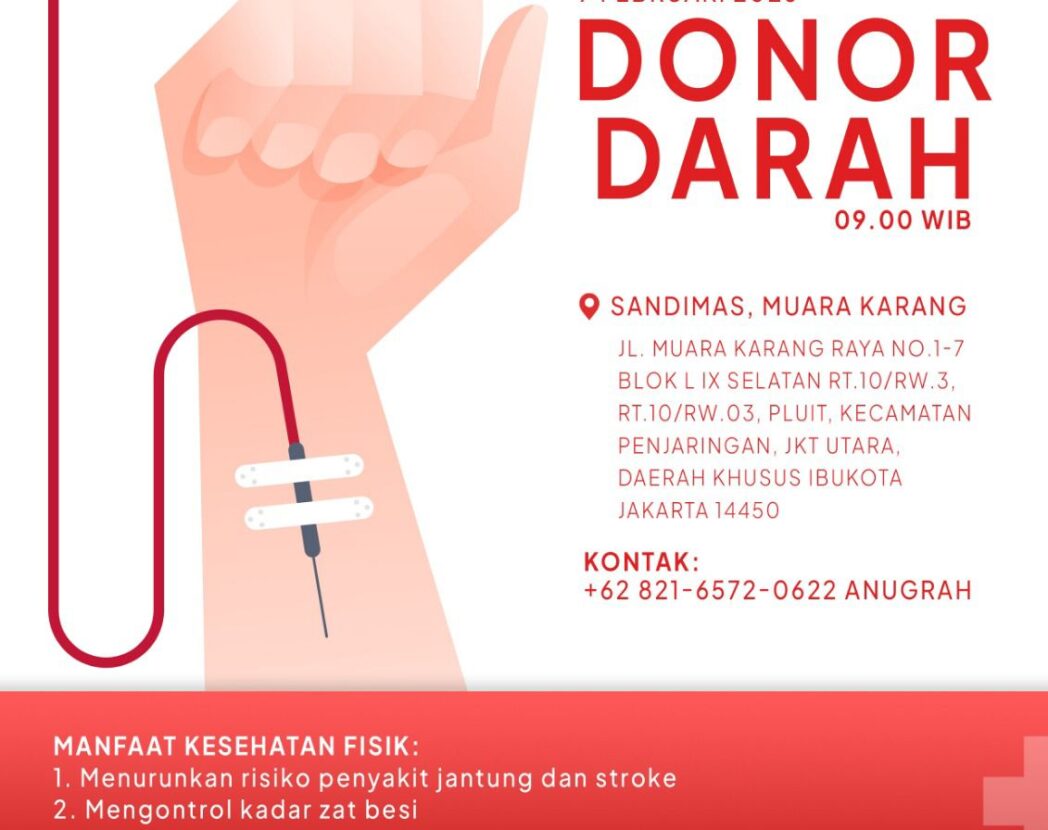 Kegiatan Donor Darah SANDIMAS Group