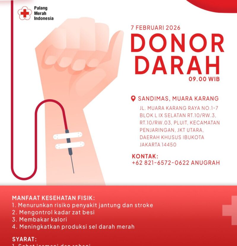 Kegiatan Donor Darah SANDIMAS Group